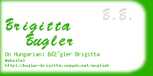 brigitta bugler business card